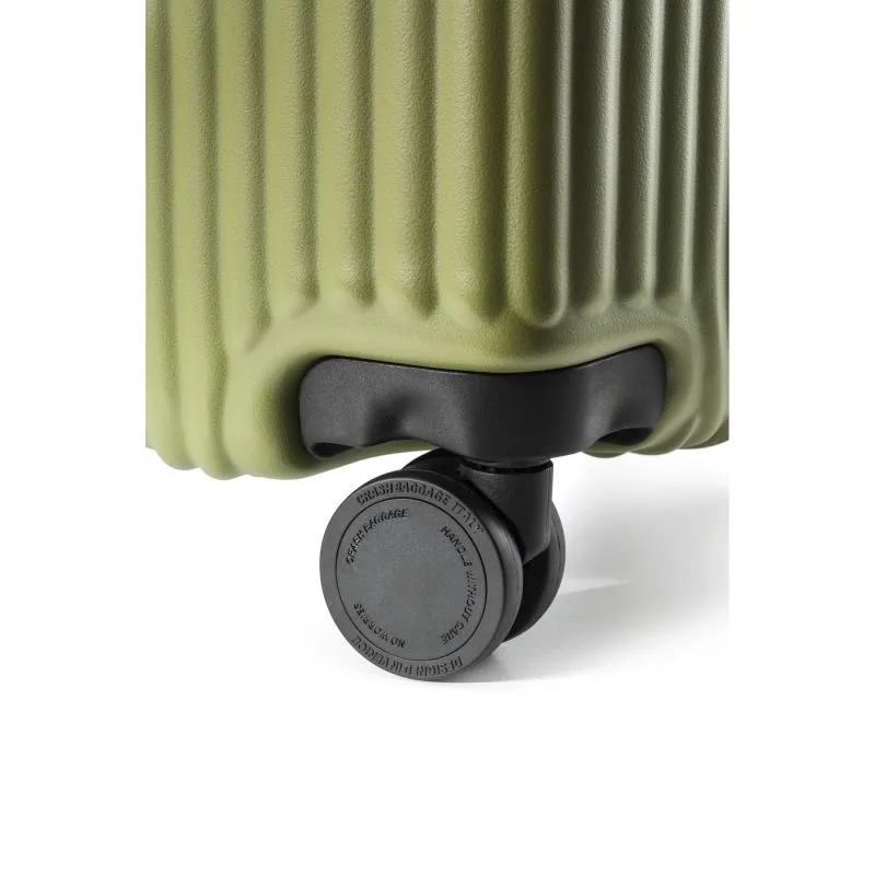 Crash Baggage Stripe Trolley L (79 cm) - Olive