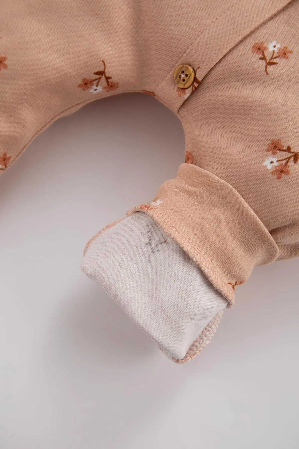 DeFacto  Blumen-Jumpsuit-Haarband für Babys und Mädchen, 2er-Set