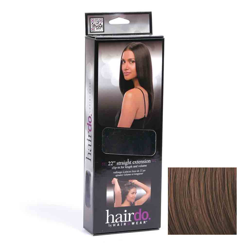 Hairdo Haarteil Clip in Straight Extension R10 Chestnut 55cm