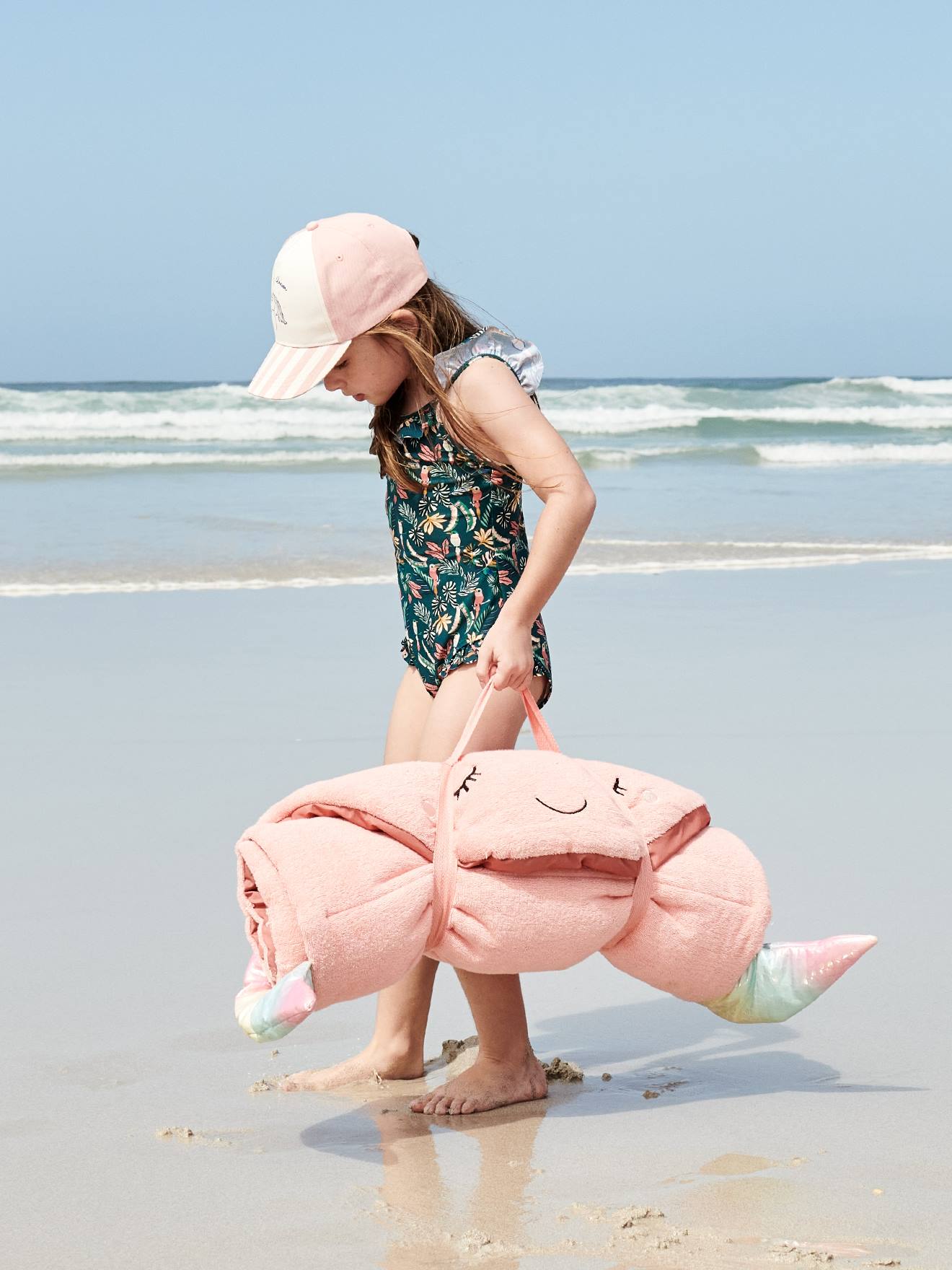 Matelas de plage Fish rose