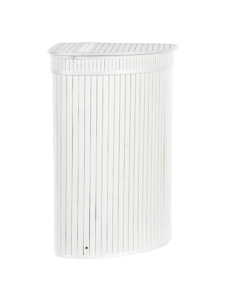 Beliani Wäschekörbe BADULLA in Weiß - (W) 42 x (H) 60 x (L) 35 cm günstig kaufen onesize