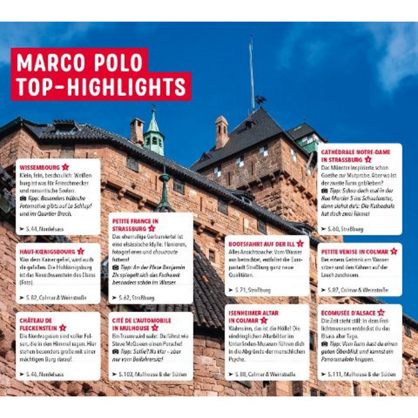 MARCO POLO REISEFÜHRER ELSASS - Reiseführer