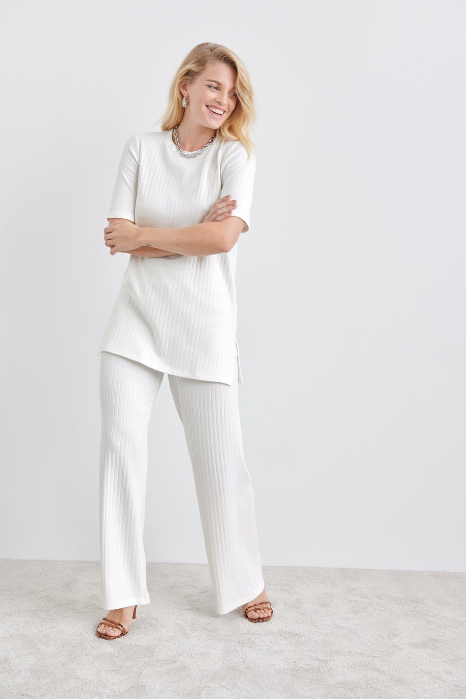 Sanne rib trousers