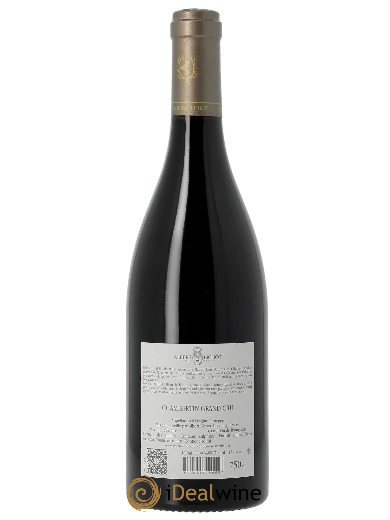 Chambertin Grand Cru Albert Bichot  2021 - Lot de 1 Bouteille