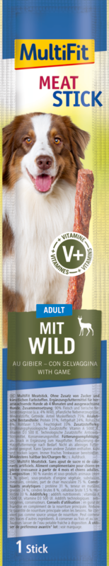 MultiFit Snacks MultiFit Meatsticks 25x12g Wild