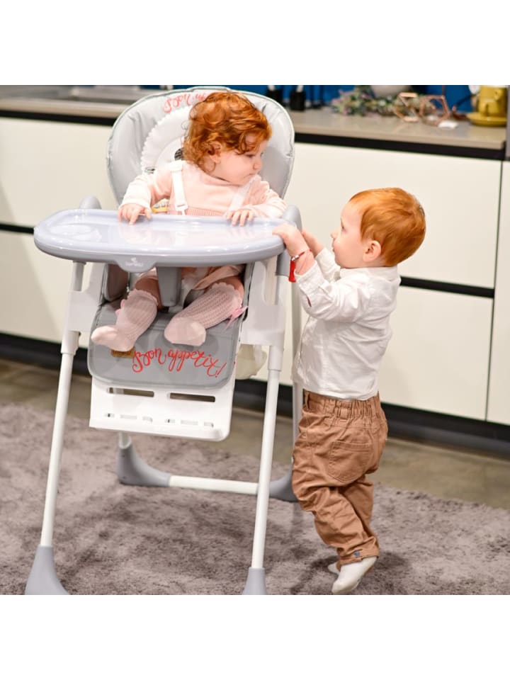 Lorelli Kinderhochstuhl Cryspi in rosa günstig kaufen onesize