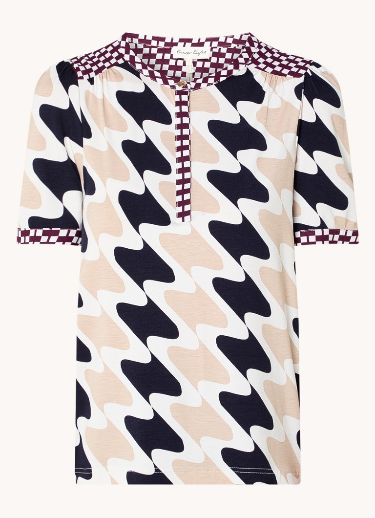 Maglia a maniche lunghe stampata Phase Eight Suki