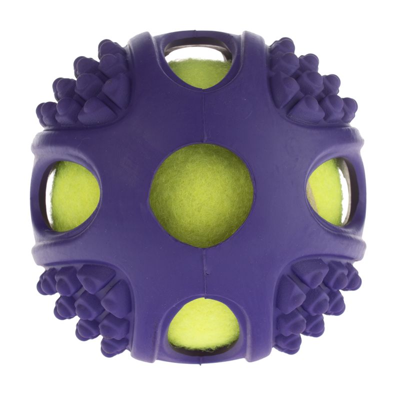 Hundespielzeug Gummi-Tennis-Ball 2in1 zu TOP-Preisen | bitiba %