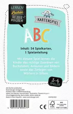 ABC - Kartenspiel ab 6 Jahren