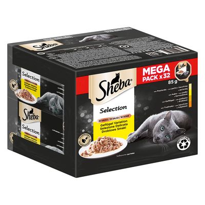 Multipack Sheba Varietäten Schälchen 32 x 85 g