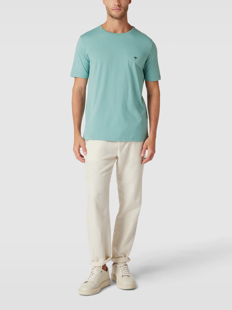 T-Shirt mit Logo-Print in schilf