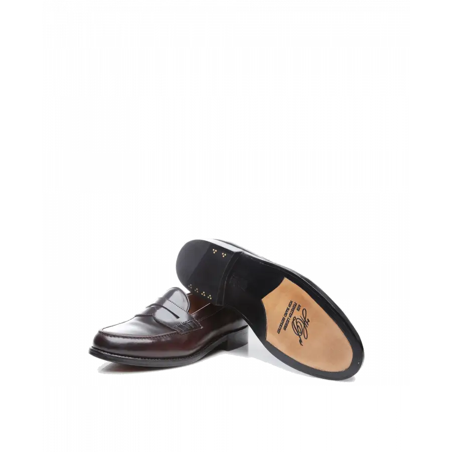 Heinrich Dinkelacker - Loafer WIEN PLAIN C Cordovan - rot
