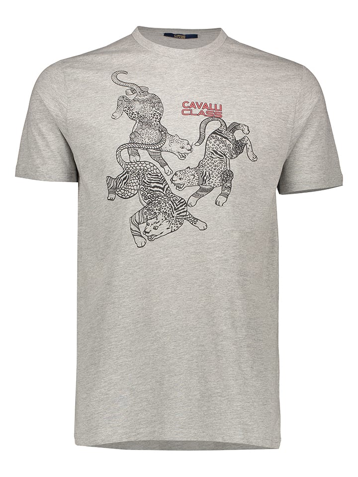 cavalli CLASS Shirt in Grau günstig kaufen