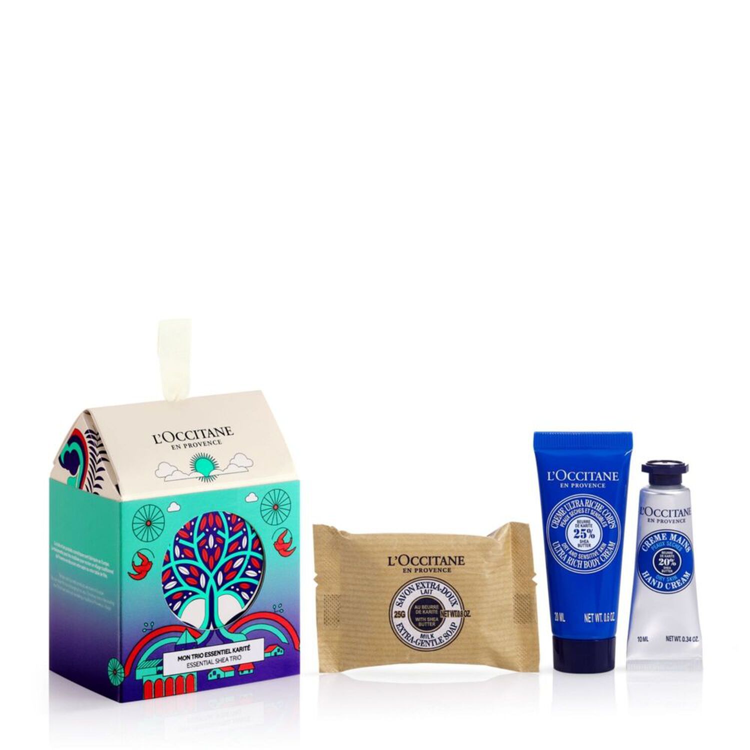 l'occitane Maisonnette Karité Coffret Savon 25 g + 2 Produits