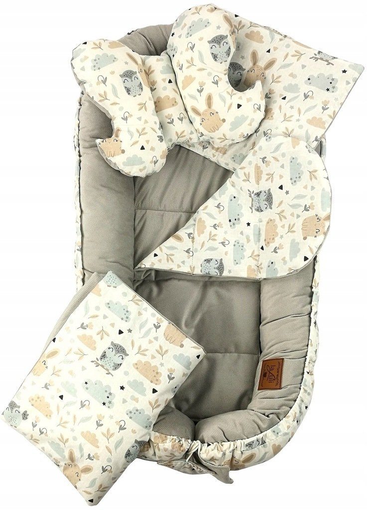 Pamek Babybett Babybett Babynestchen 10in1 Babynest Kinderbett Kokon zum schlafen, 7-tlg., Made in Europe