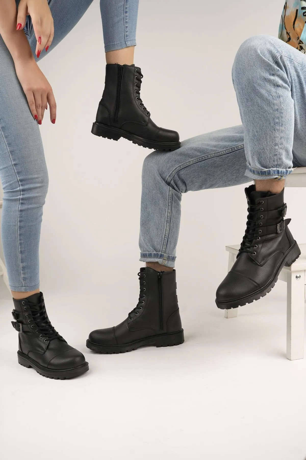 MUGGO  M452 Garantiert langlebiges Gummi, flexibel, winterfest, wasser- und kältebeständig, Unisex-Spitze und Reißverschluss