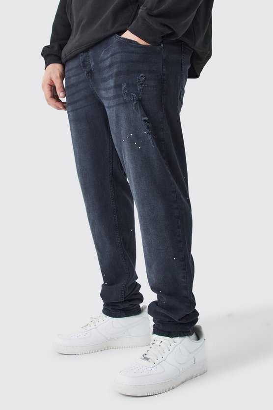 Plus getönte Skinny Stretch Jeans