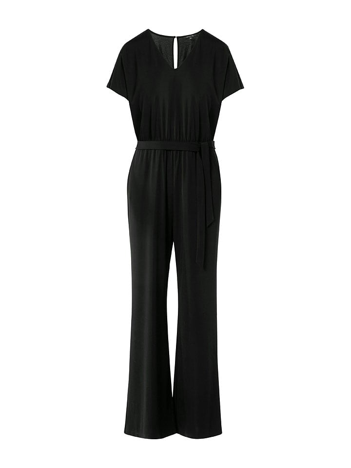 comma Jumpsuit in Schwarz günstig kaufen