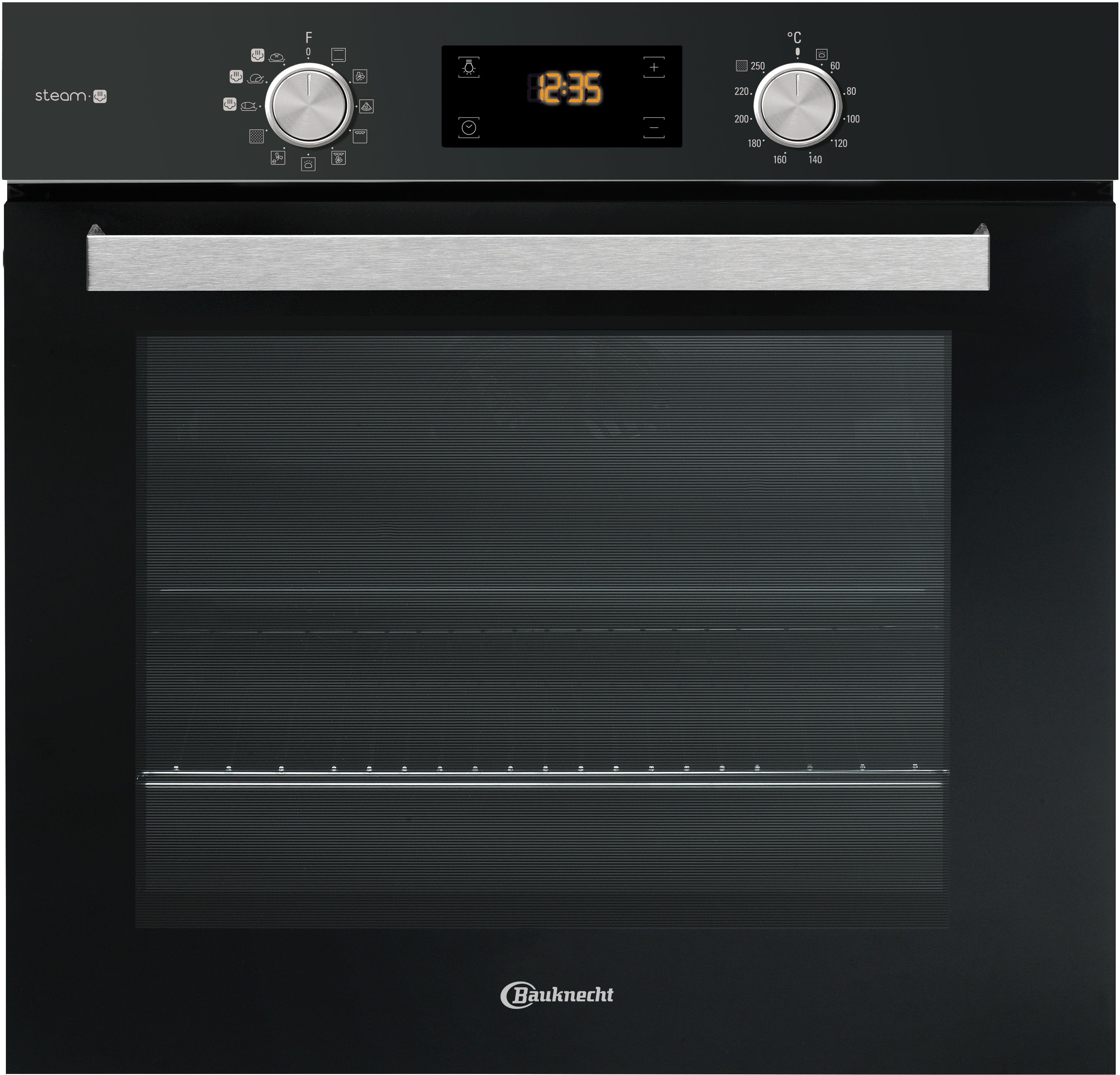 BAUKNECHT Backofen BAK5S KP8V2 BLG, mit Backauszug, Pyrolyse-Selbstreinigung