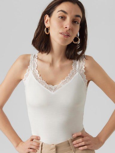Vero Moda Spitzentop VMROSA SL TOP JRS NOOS
