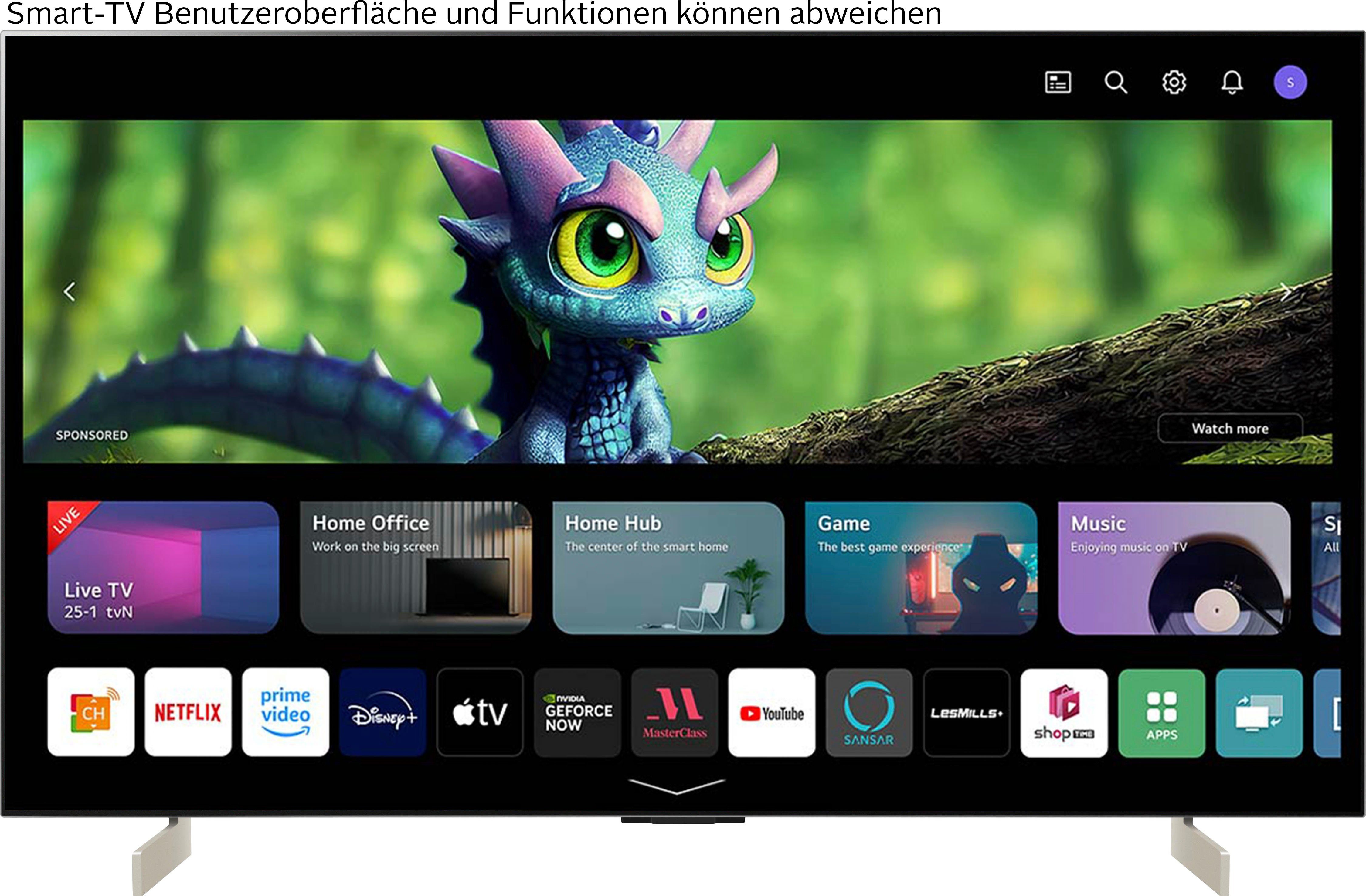 LG OLED42C29LB OLED-Fernseher (106 cm/42 Zoll, 4K Ultra HD, Smart-TV)