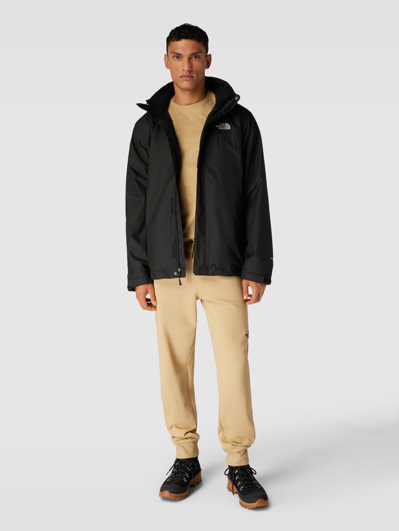 Jacke mit Kapuze Modell 'EVOLVE' in schwarz