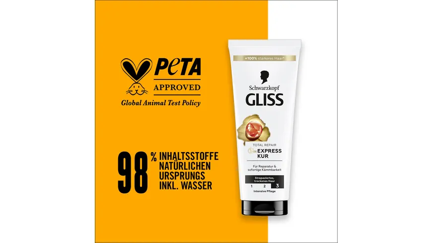 SCHWARZKOPF GLISS KUR 1-Minuten Express Kur 200ml 200 ml