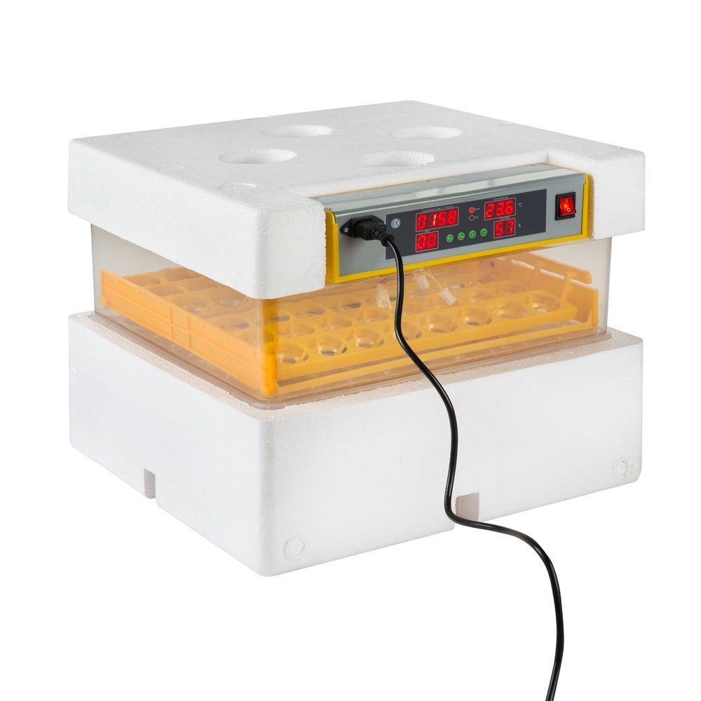 Mucola Hühnerstall Inkubator 96 Eier Brutapparat Brutkasten Brutmaschine Brutschrank, Automatisches Wendesystem + Temperatursteuerung