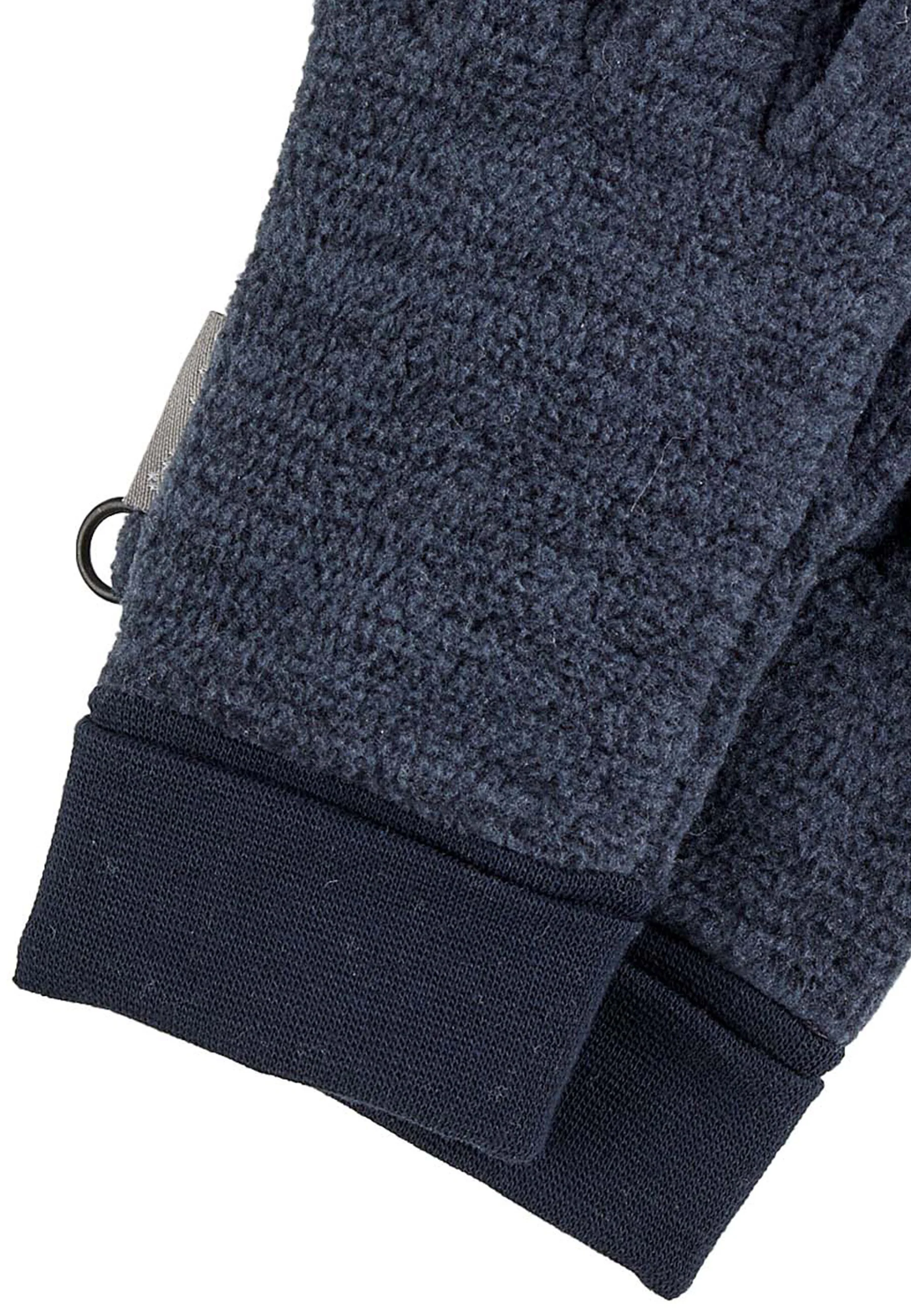 Fingerhandschuh aus Microfleece melange (recycelt)