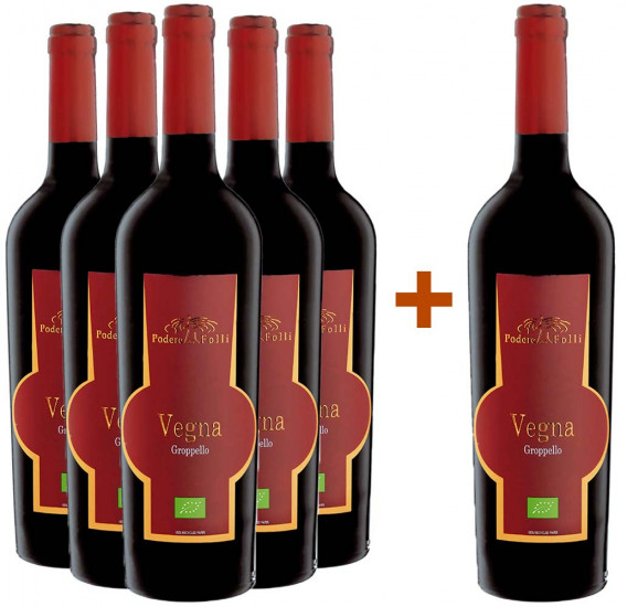 5+1 Paket Vegna Riviera del Garda Classico Groppello DOC - Podere dei Folli