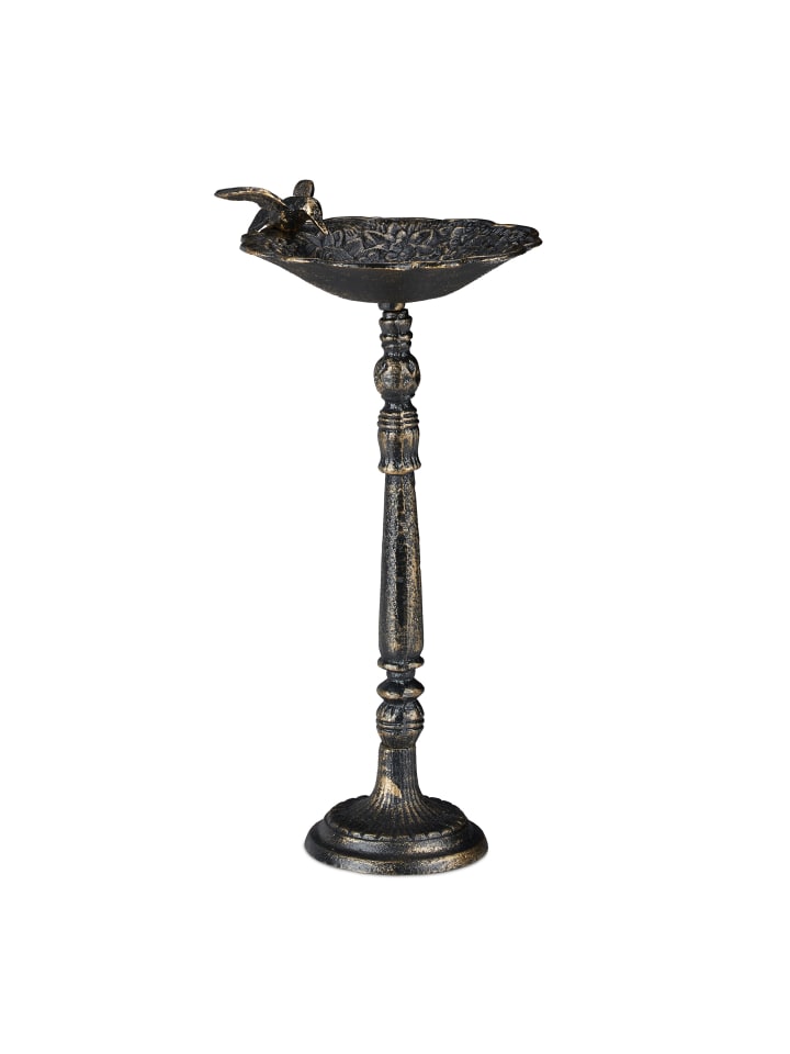 relaxdays Vogeltränke in Bronze günstig kaufen onesize