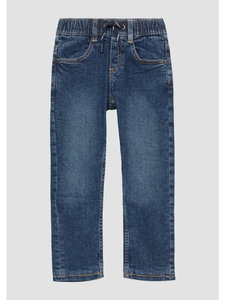 s.Oliver Jeans-Hose lang in Blau günstig kaufen
