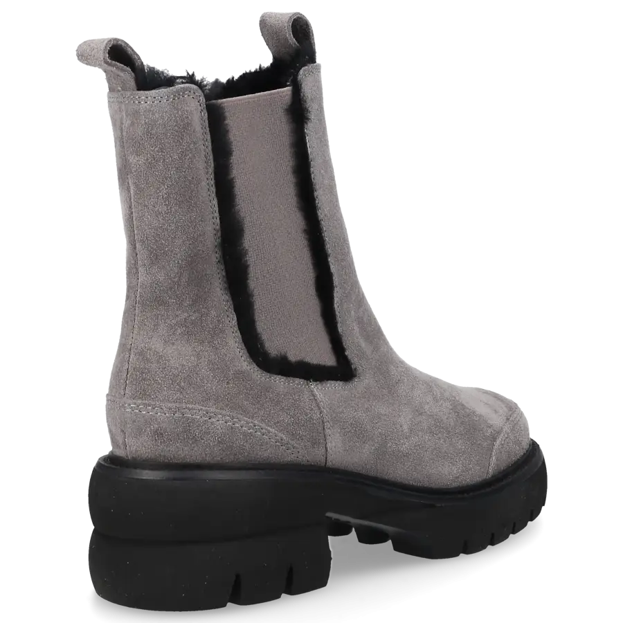 305 SOBE - Chelsea Boots VISONE Veloursleder - grau