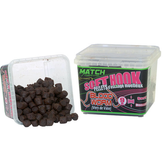 Pellets d'eschage coup fun fishing soft hook pellets blood worm 120g