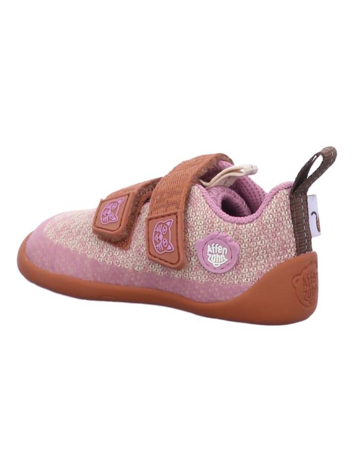 Affenzahn Jungen- Halbschuhe Halbschuh Knit Happy Katze in Beige günstig kaufen