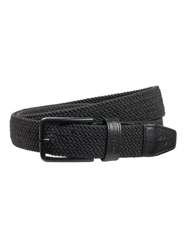 Camel Active Elastischer Flechtgürtel in Schwarz günstig kaufen