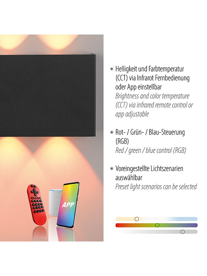 Just Light LED-Wandleuchte 