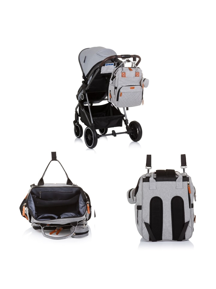 Chipolino Wickeltasche, Kinderwagen in grau günstig kaufen onesize