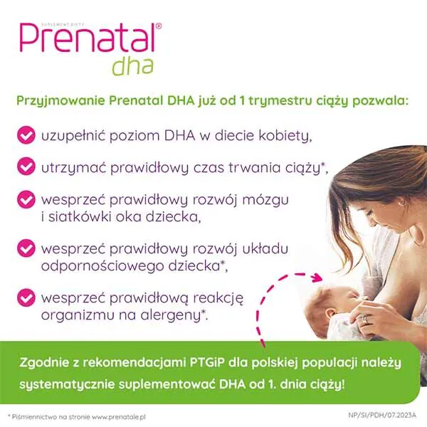 Prænatal DHA, Omega-3 Formel fra begyndelsen af graviditeten til slutningen af amningen, Kapsler