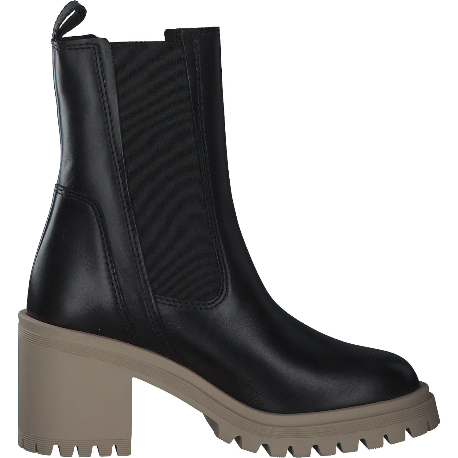 Tamaris 25932, Chelsea Boots, Damen, BLACK/BEIGE