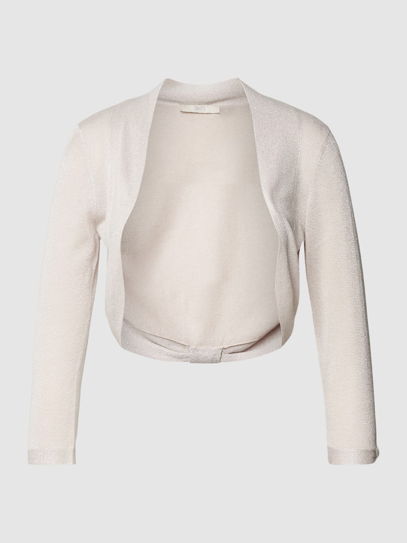 Bolero mit Strukturmuster in metallic rosa