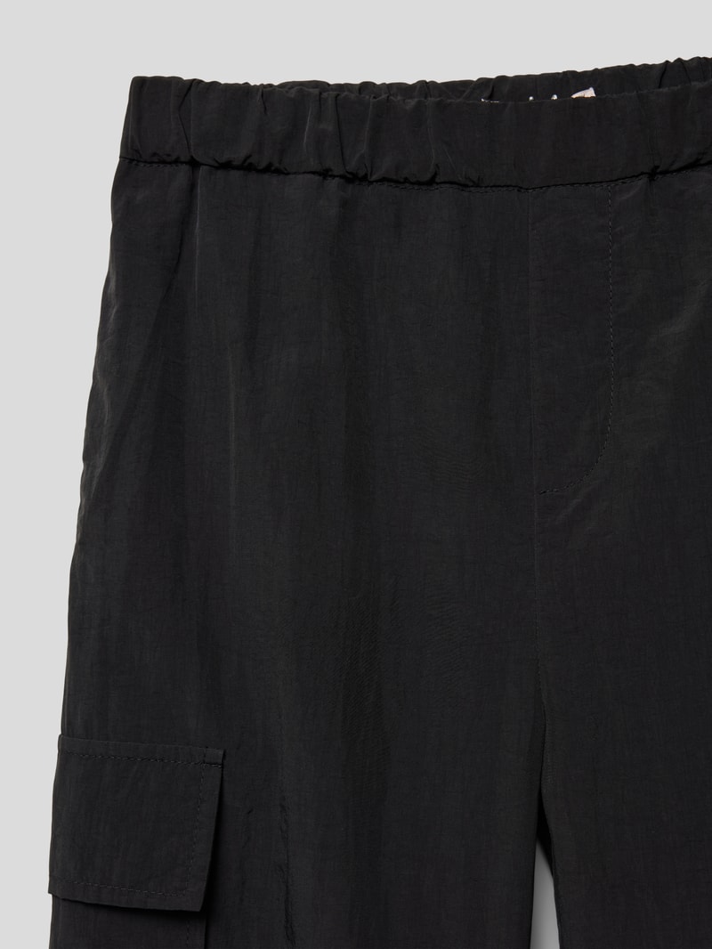 Cargohose mit elastischem Bund Modell 'ECHO' in schwarz