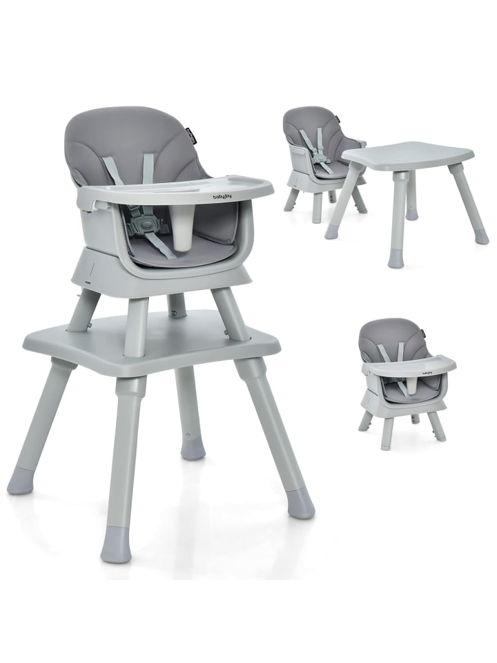 COSTWAY 6-in-1 Hochstuhl in Grau günstig kaufen onesize