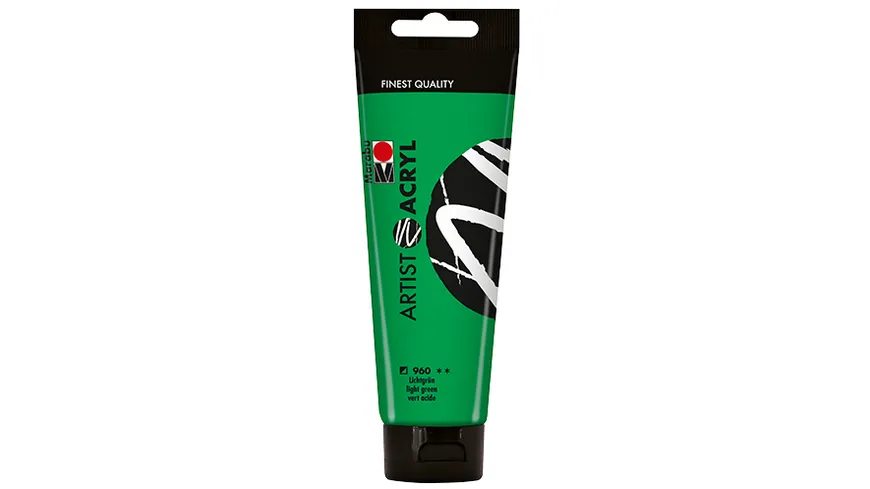 Marabu Artist Acryl, Lichtgrün 960, 120 ml 120 ml