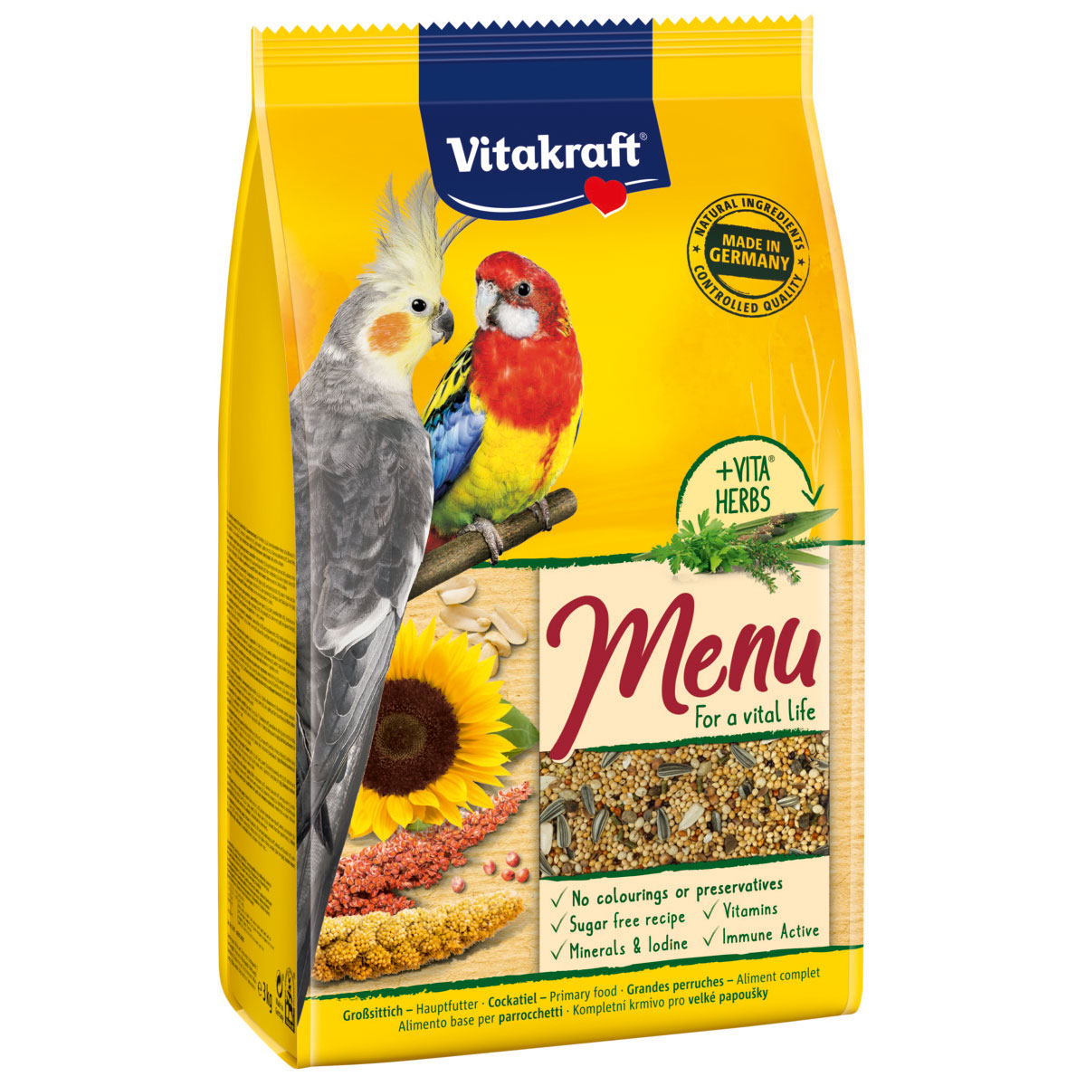 Vitakraft Premium Menü Honig für Großsittiche kaufen