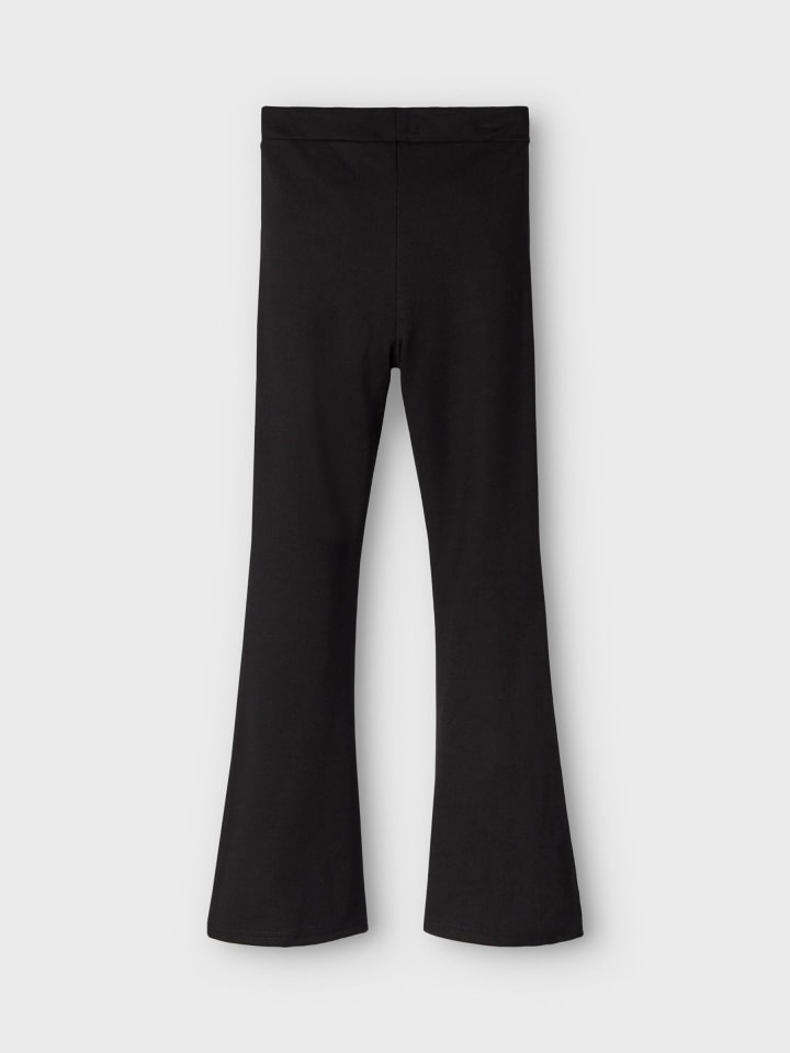 name it Bootcut Stretch Schlag Stoffhose mit Gummizug NKFFRIKKALI in Schwarz-2 günstig kaufen