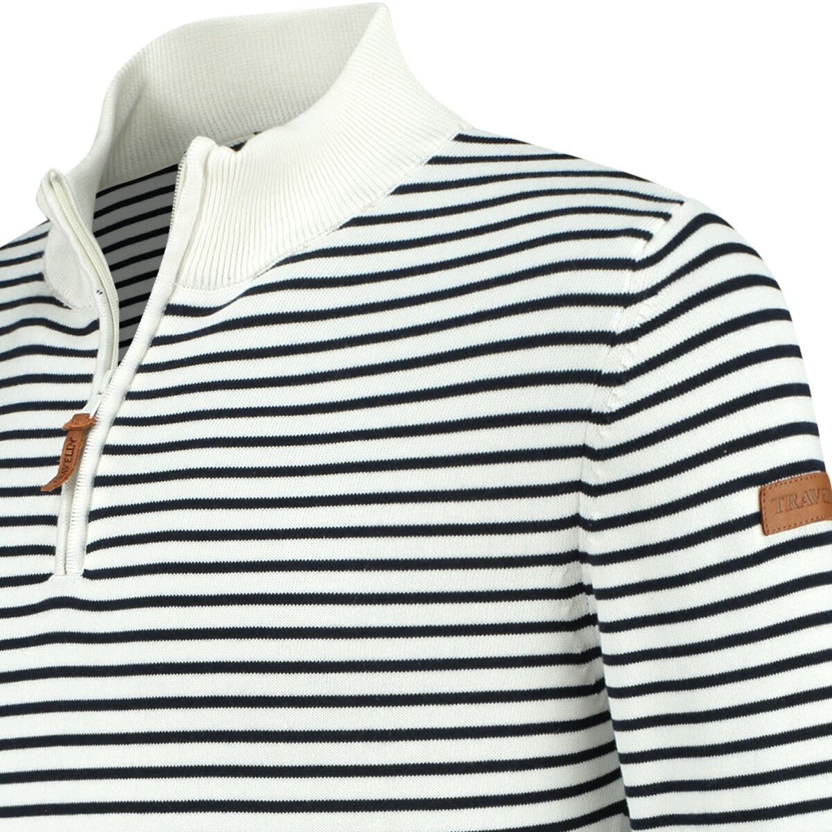 Travelin' Nacka White Herren Pullover