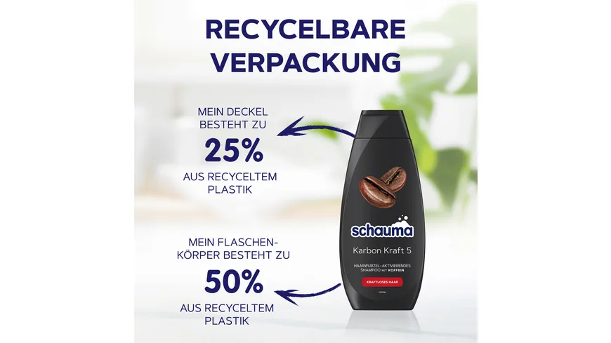 Schauma Shampoo Karbon Kraft 5 400 ml