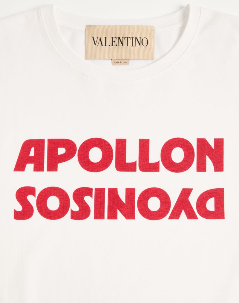 Valentino katoenen T-shirt met Apollon/Dyonisos-print