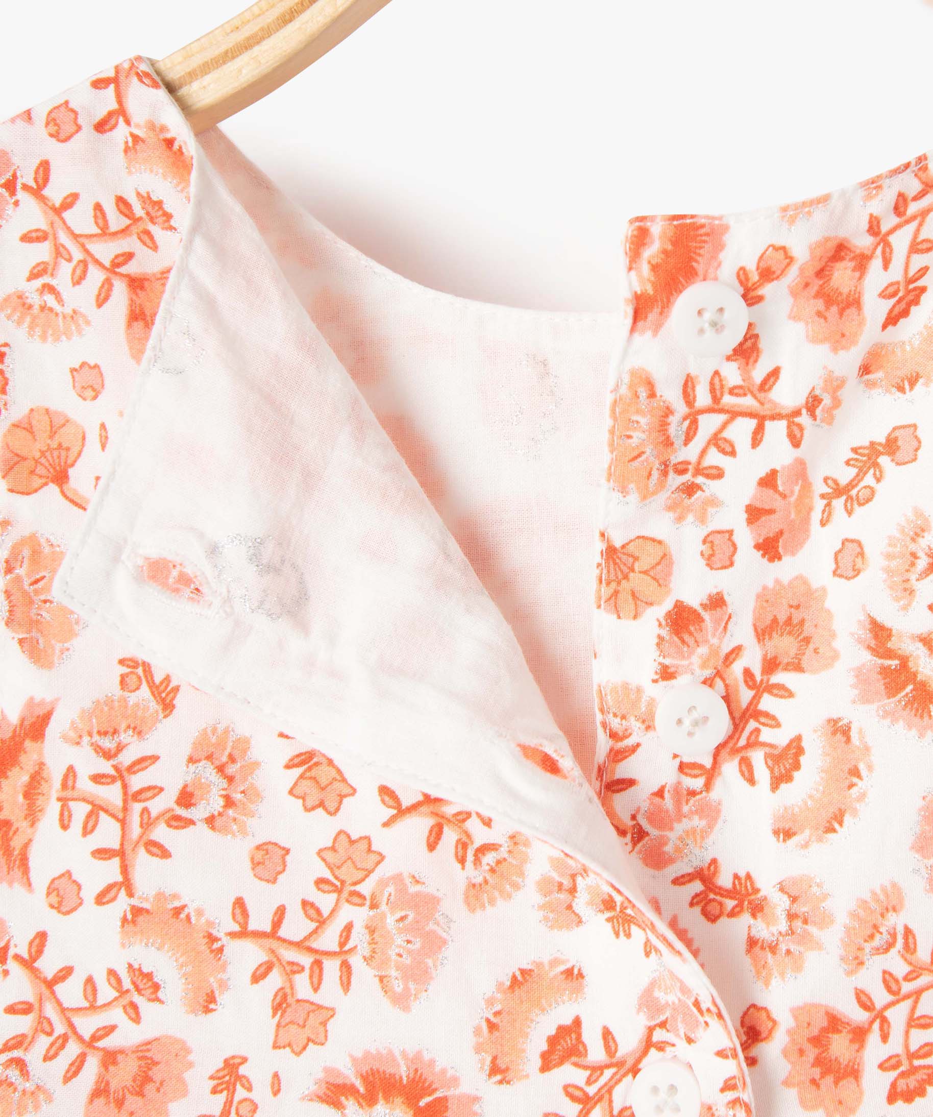 Robe bébé fille à paillettes réversible blanc | GEMO